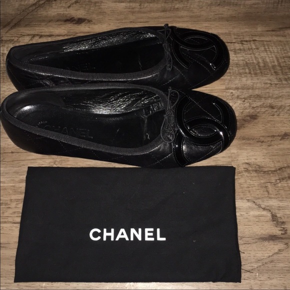Chanel Cambon Ballet Flats Size 7.5 - Picture 3 of 8